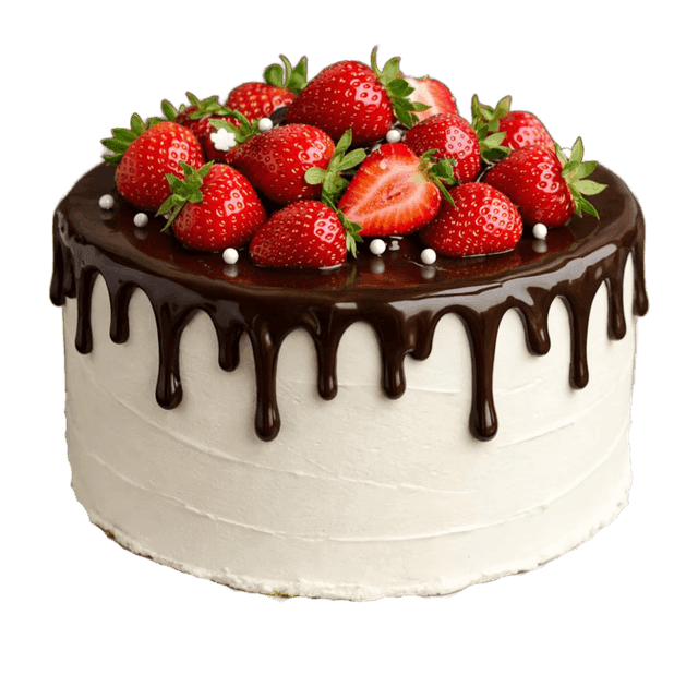 Strawberry cake dessert
